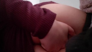 Fingering My wet pussy and butthole in college dorm 