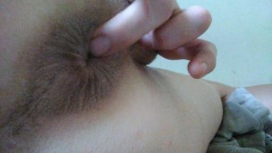 My Fingertip in My Clean Pink Butthole, Then Sucking & Tasting It