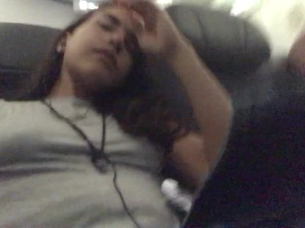 I'm in a 8hr flight, what do I do? Touch myself and play in the airplane