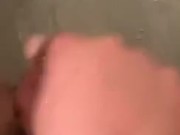 Masturbation with brush