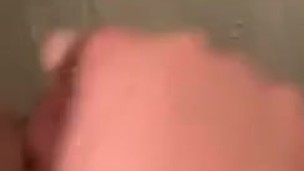Masturbation with brush