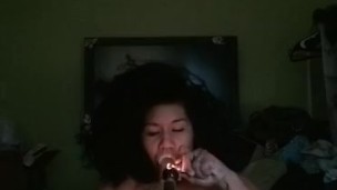 Smoke break Playin with my pussy