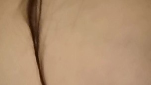 Sexy Brunette Flashes Massive Tits at Bedtime