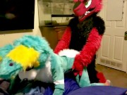 Spike bareback Breeds Piper the Bun doggy style @SucarioAD 14/16