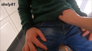 now enough, I take your cock and make it squirt (huge cumshot)