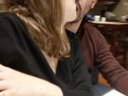 Intimate Fondling in a Public Restaurant