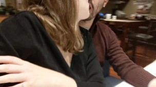 Intimate Fondling in a Public Restaurant