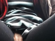Horny Little Milf Turns 40! Kitty Has A Public Wank In Car To Celebrate!