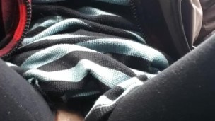 Horny Little Milf Turns 40! Kitty Has A Public Wank In Car To Celebrate!