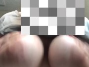 Teasing you with my big tits through my shirt 