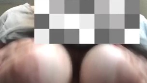 Teasing you with my big tits through my shirt 