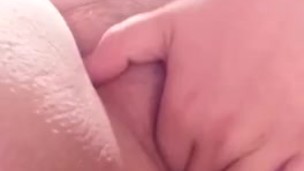 Horny teen masturbating for her boyfriend 