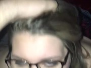 Son’s best friend cums on my face 7/16