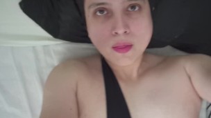 Sexy hot boy cums on wrestler singlet bodysuit while watch porn