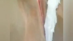 CANT HELP BUT MOAN WHILE I FINGER MY TIGHT PUSSY AND RUB MY CLIT 