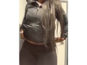 Sneaking Public Bathroom Ebony Fat Pussy Play ‼️ 1/16