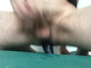 Eggplant extreme anal insertion