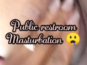 Pissing on the floor...filthy Public restroom 1/16