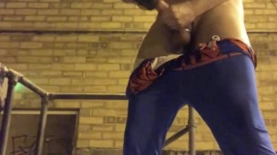 BIG HARD DICK Fucking FLESHLIGHT Outdoors
