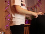 Big Butt Babe Fucking Teacher- Cumshot 1/16