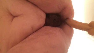Mature MILF BBW Anal Dildo Fuck Tits chubby