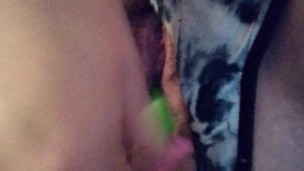 Look how wet my pussy is.