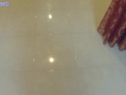 Girl dreams of fucking man and woman like a boy. Creampie twice