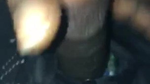 Rubbing on my dick