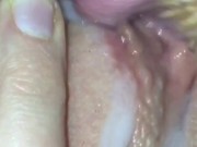 Husband Cleans Wifes Pussy Before & After Covered in Cum / BONUS SLO-MOTION