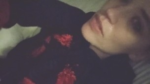 Facial and Slurping with Brief Face Licking Cleanup by Him