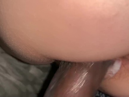 StepDaddy Stuffed Monster Cock In My Tight Pussy Then Nutted All In Me