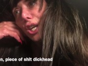 my huge hairy clit breaks your ass, unworthy man! 16/16