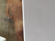 Step Sister knows I'm spying on Her in the Bathroom and Sucks my Cock 2/16