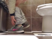 Pissing INto A Gas Station Garbage Can 11/16