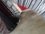 Pissing INto A Gas Station Garbage Can 16/16