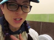 Pissing INto A Gas Station Garbage Can 5/16