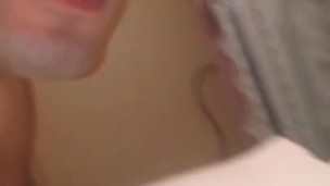 twink Triss Bliss drinking his piss from glass dare
