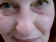 V 376 Country redhead loves to wiggle n jiggle, plus dirty talk, from luscious DawnSkye 16/16