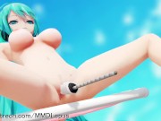 MMD R18ミクがマジックハンドで露出オナニー3D Hentai 5/16