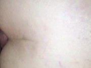 He fucked and creamed my ass good last night  10/16