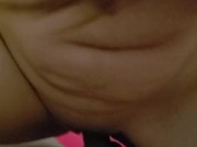 Cowgirl rides cock for creampie 1/16