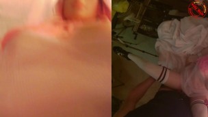 POWERFULL CUMSHOT, CAMARI TEEN DOLL IN NEW PINK WIG
