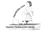 Footjob in the Library