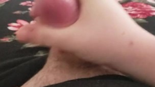 Stroking my girl dick