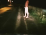 Naked in street 