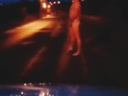 Naked in street