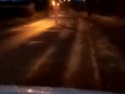 Naked walk Down street 