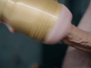 Big veiny white cock fucking fleshlight. Lots of cum!!! 4K 10/16