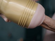 Big veiny white cock fucking fleshlight. Lots of cum!!! 4K 13/16