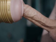 Big veiny white cock fucking fleshlight. Lots of cum!!! 4K 7/16